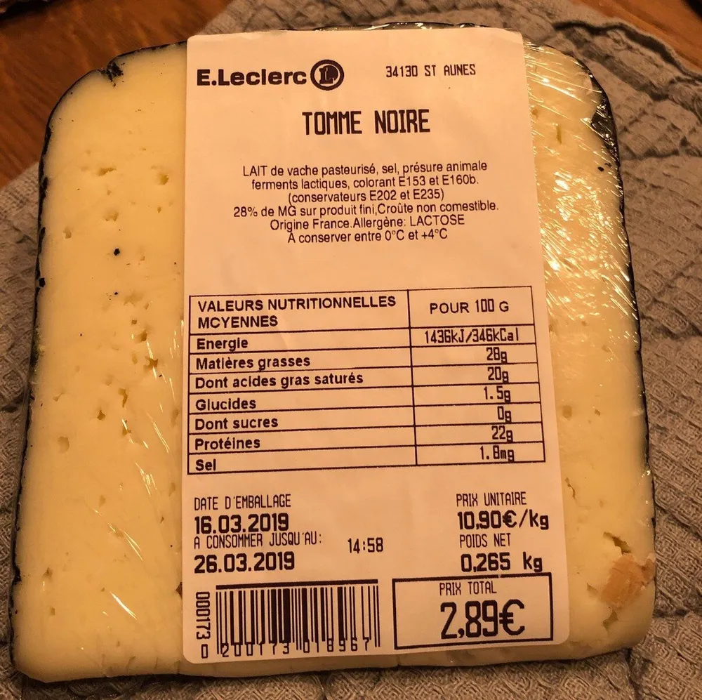 Tomme noire