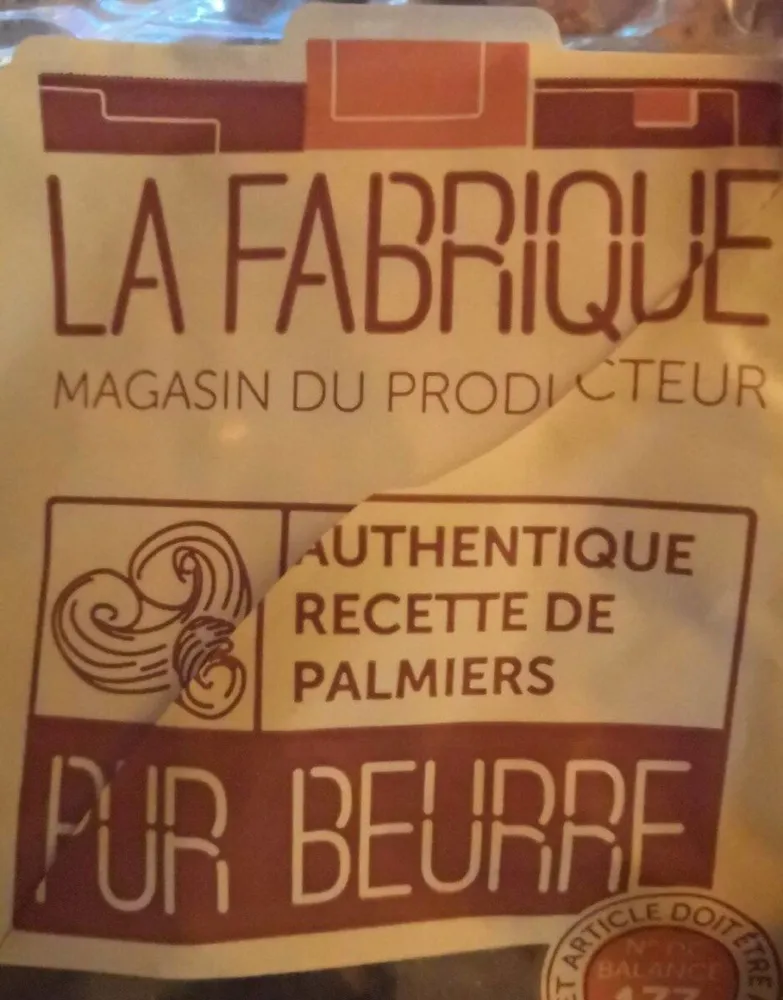 Palmiers pur beurre