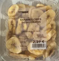 Banane chips déshydrates