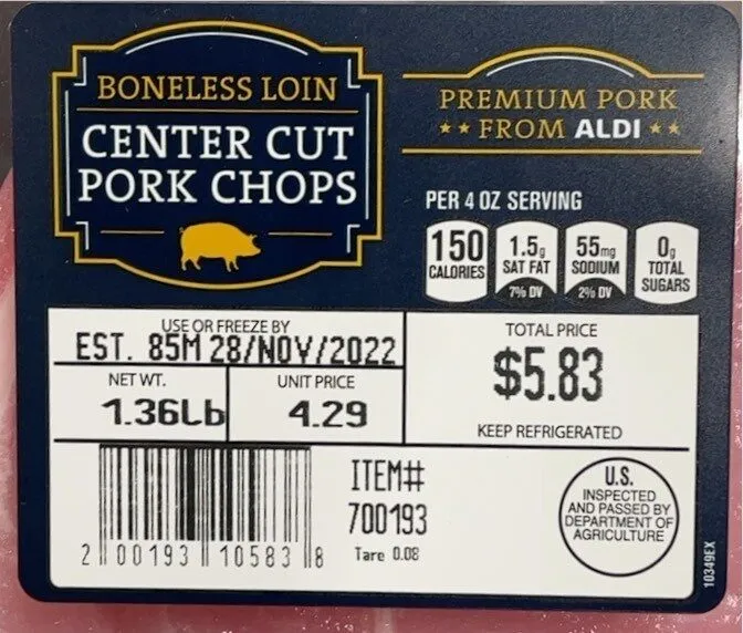 Center Cut Pork Chops