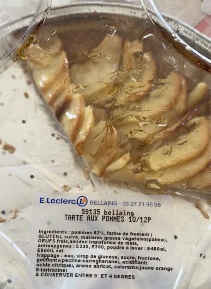 Tarte aux pommes 10/12P
