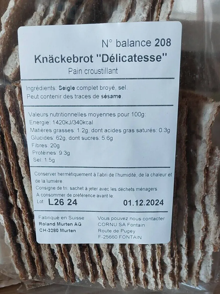 Knackebrot delicatesse