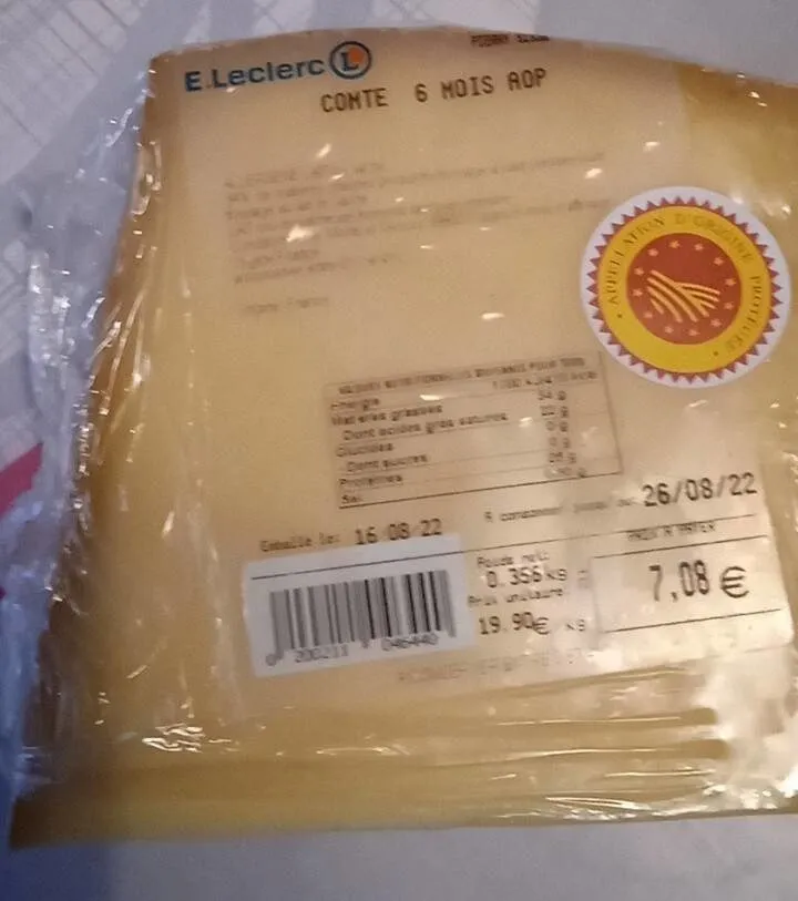 Comté 6 mois AOP