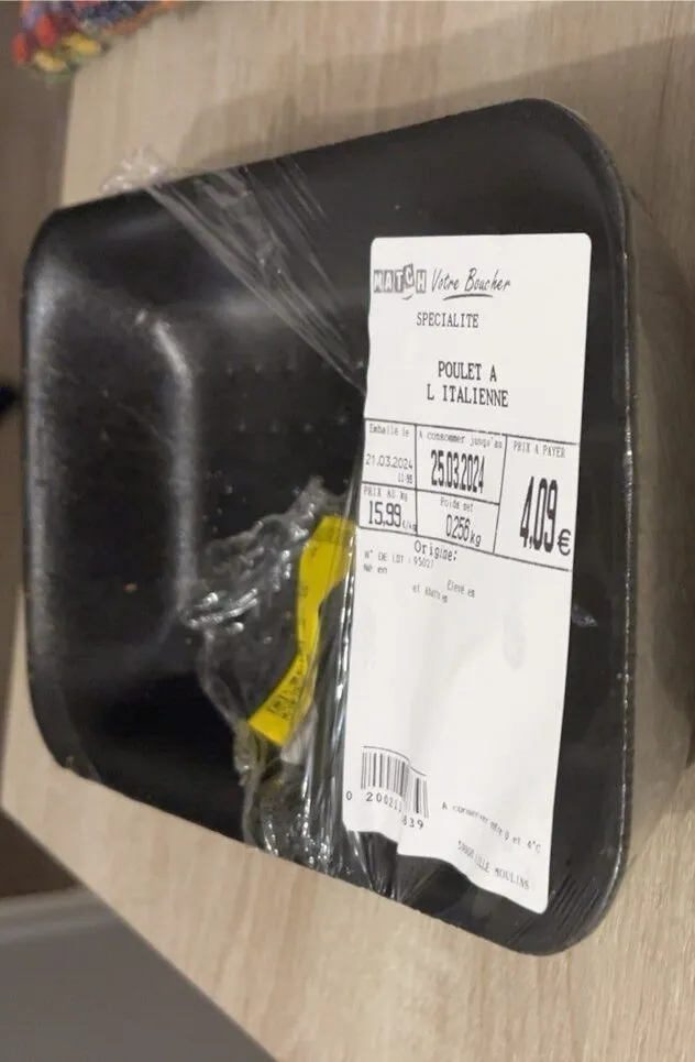 Poulet à l’Italienne