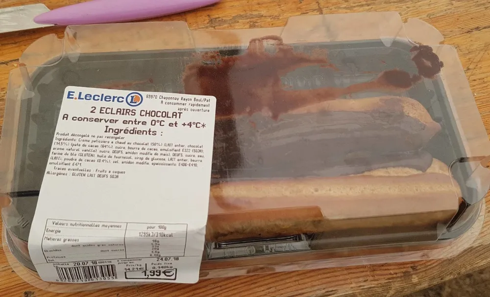 Éclairs chocolat