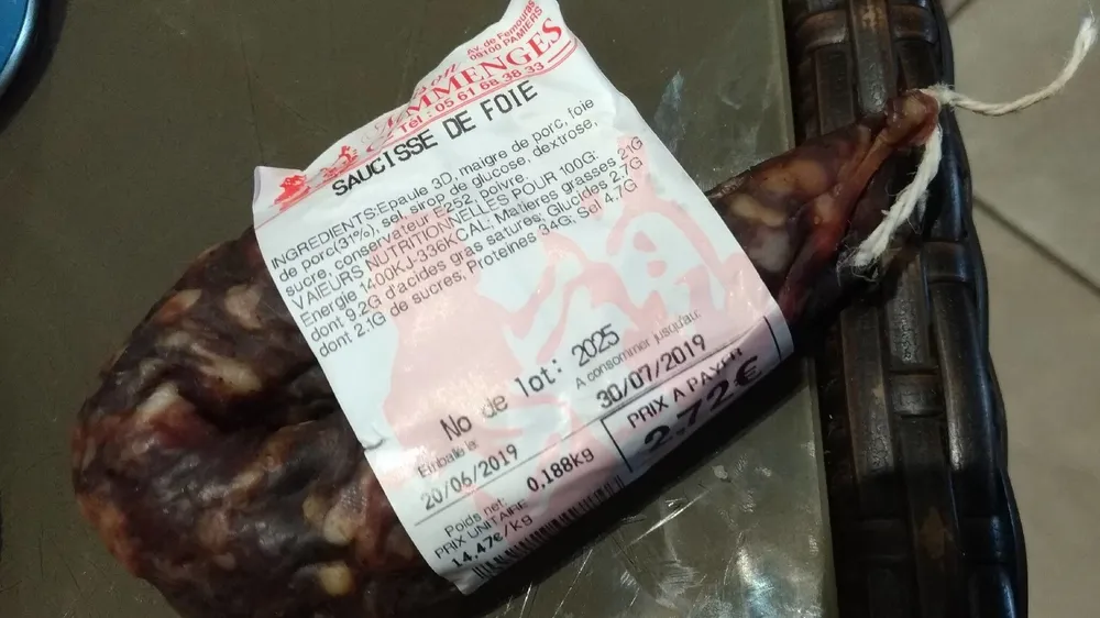 Saucisse de Foie