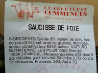 Saucisse de foie
