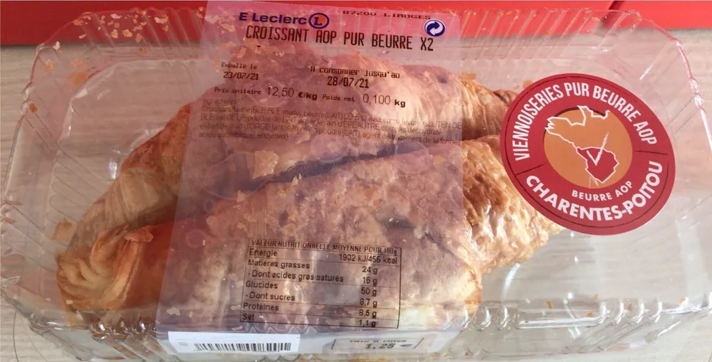 Croissant AOP pur beurre
