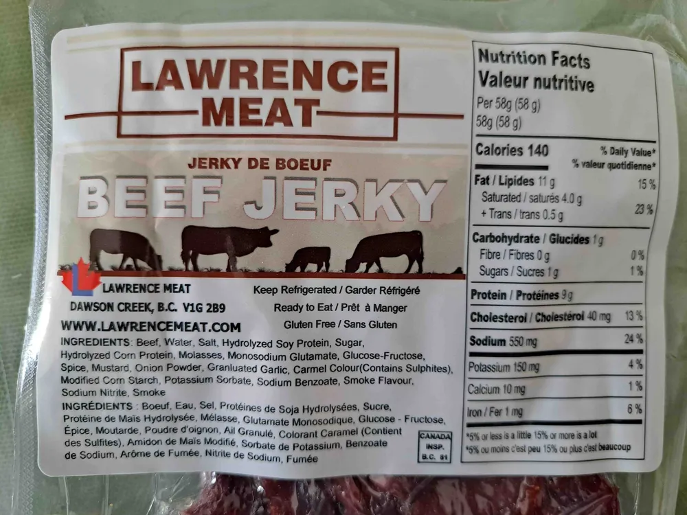 Beef jerky
