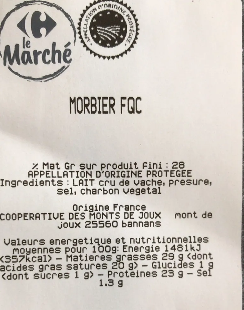 Morbier FQC