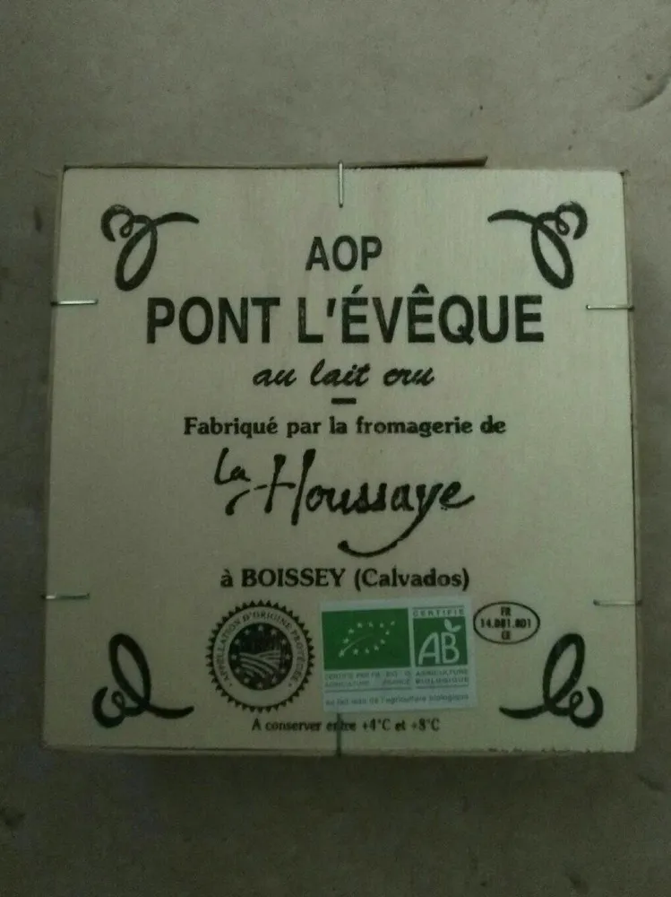 Pont l'évêque AOP au lait cru