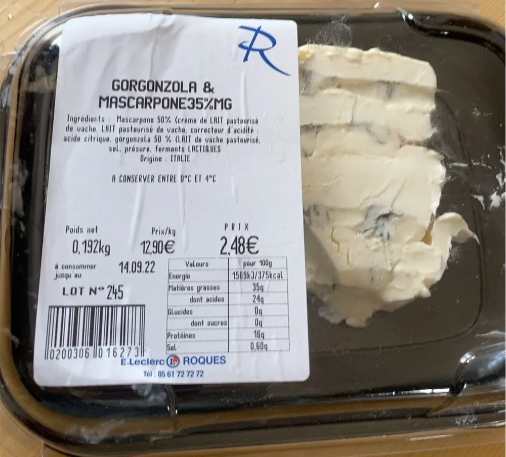 Gorgonzola & mascarpone