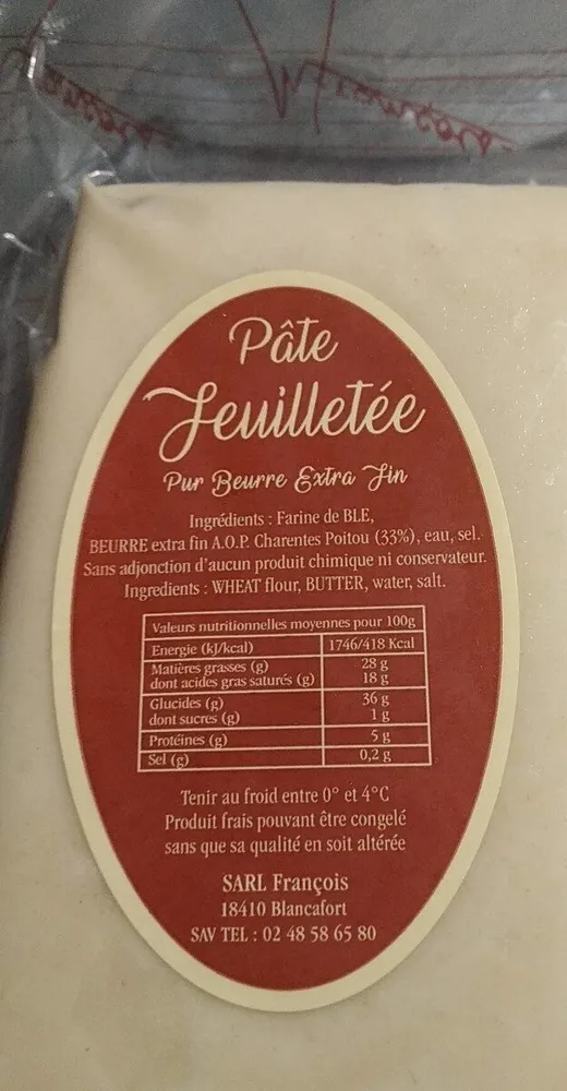 Pâte feuilletée