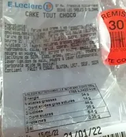 Cake tout choco