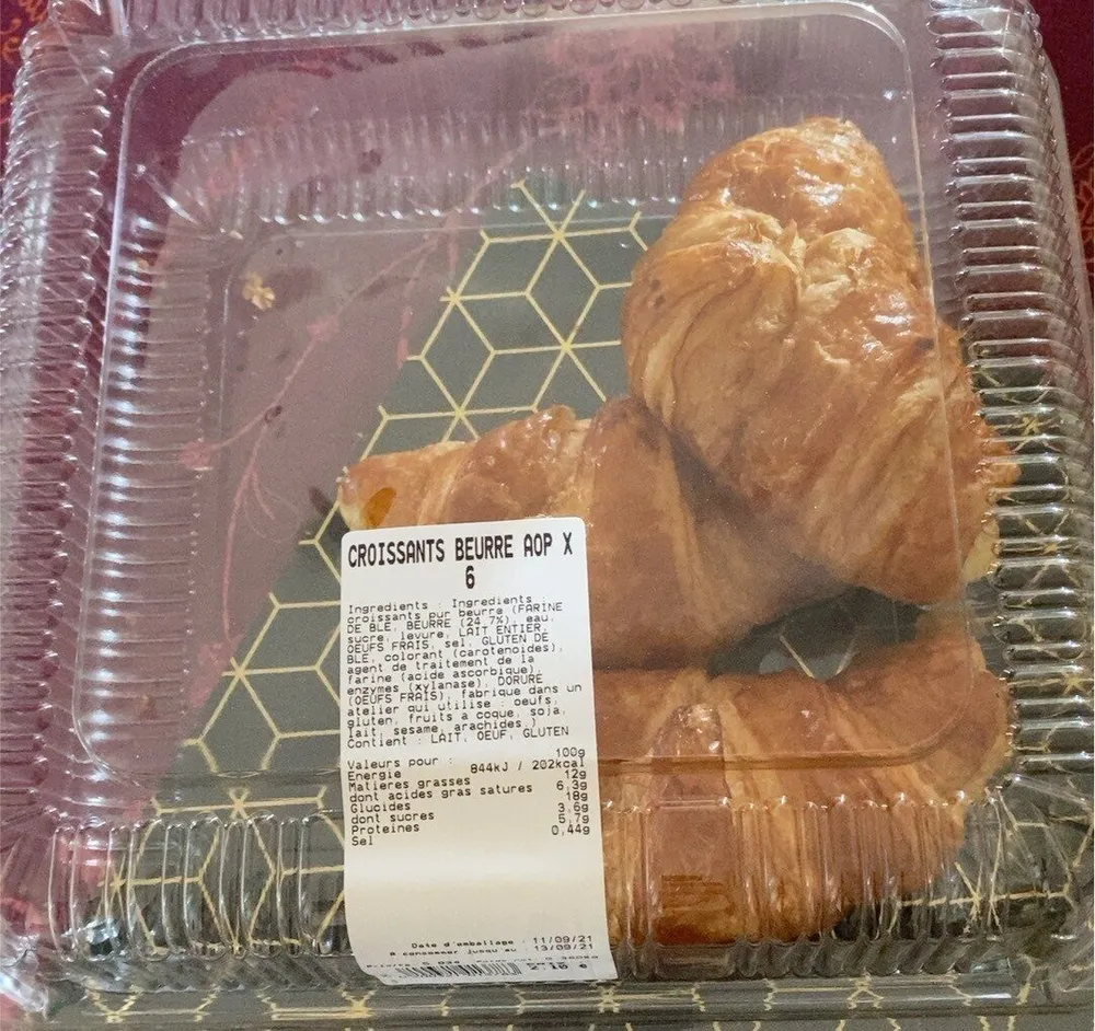 Croissants beurre AOP