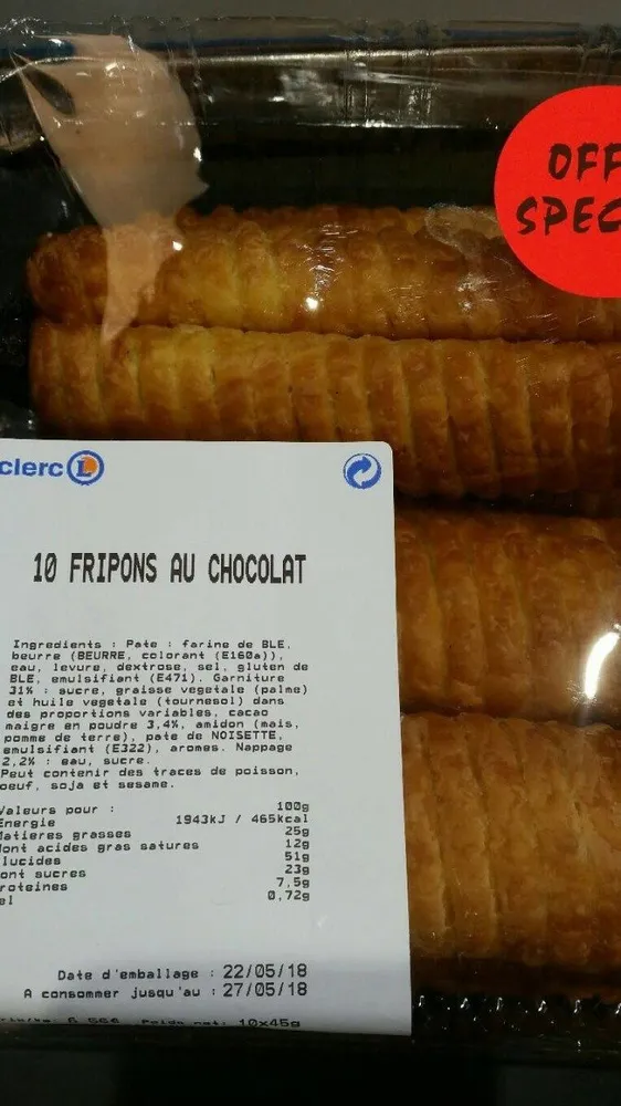 Fripons au chocolat