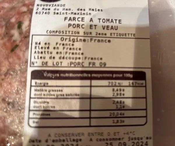 Farce à tomate