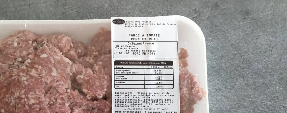 Farce à tomate porc et veau