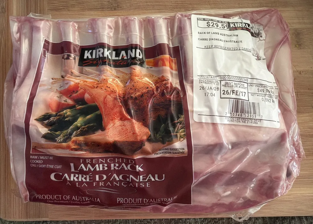 Australian Frenched Lamb Rack