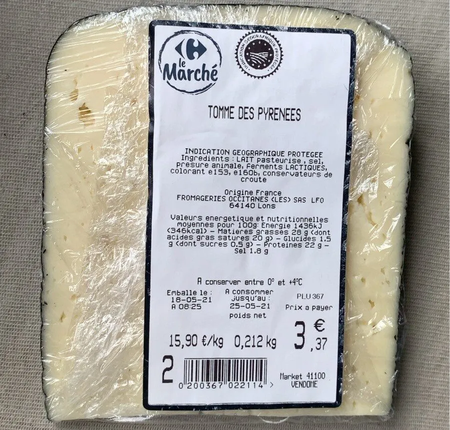 Tomme des pyrenees