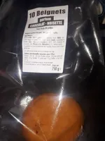 10 beignets chocolat/noisette sans huile de palme