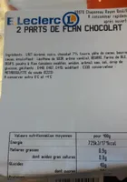 Flan chocolat