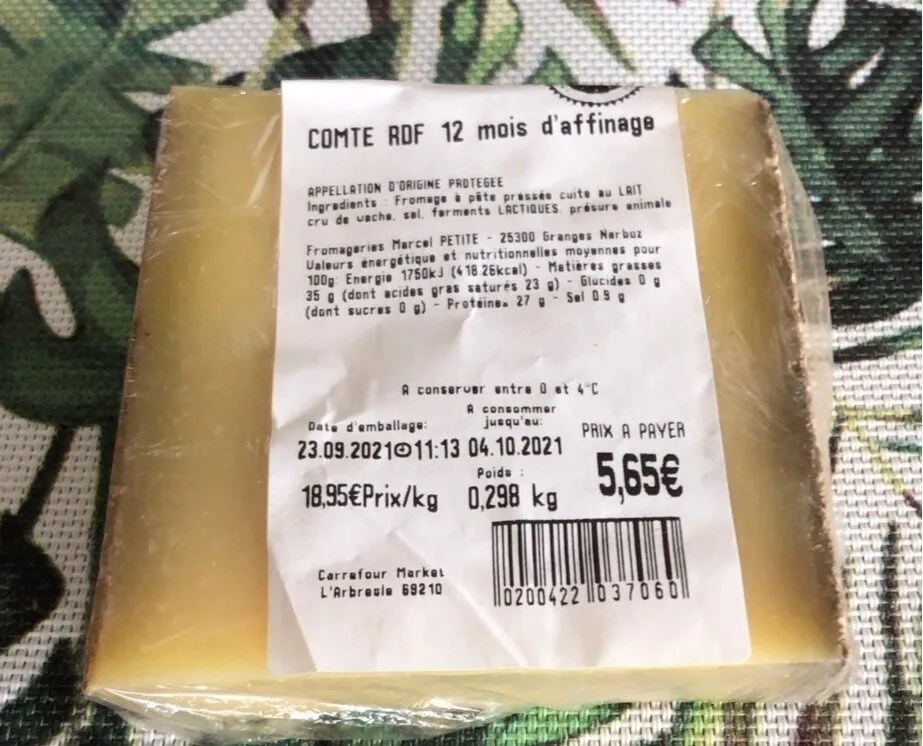 Comte 12 mois