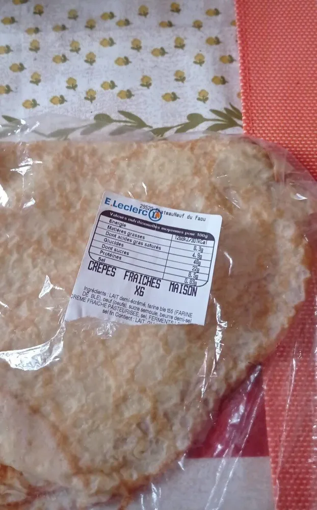 Crêpes fraîches maison