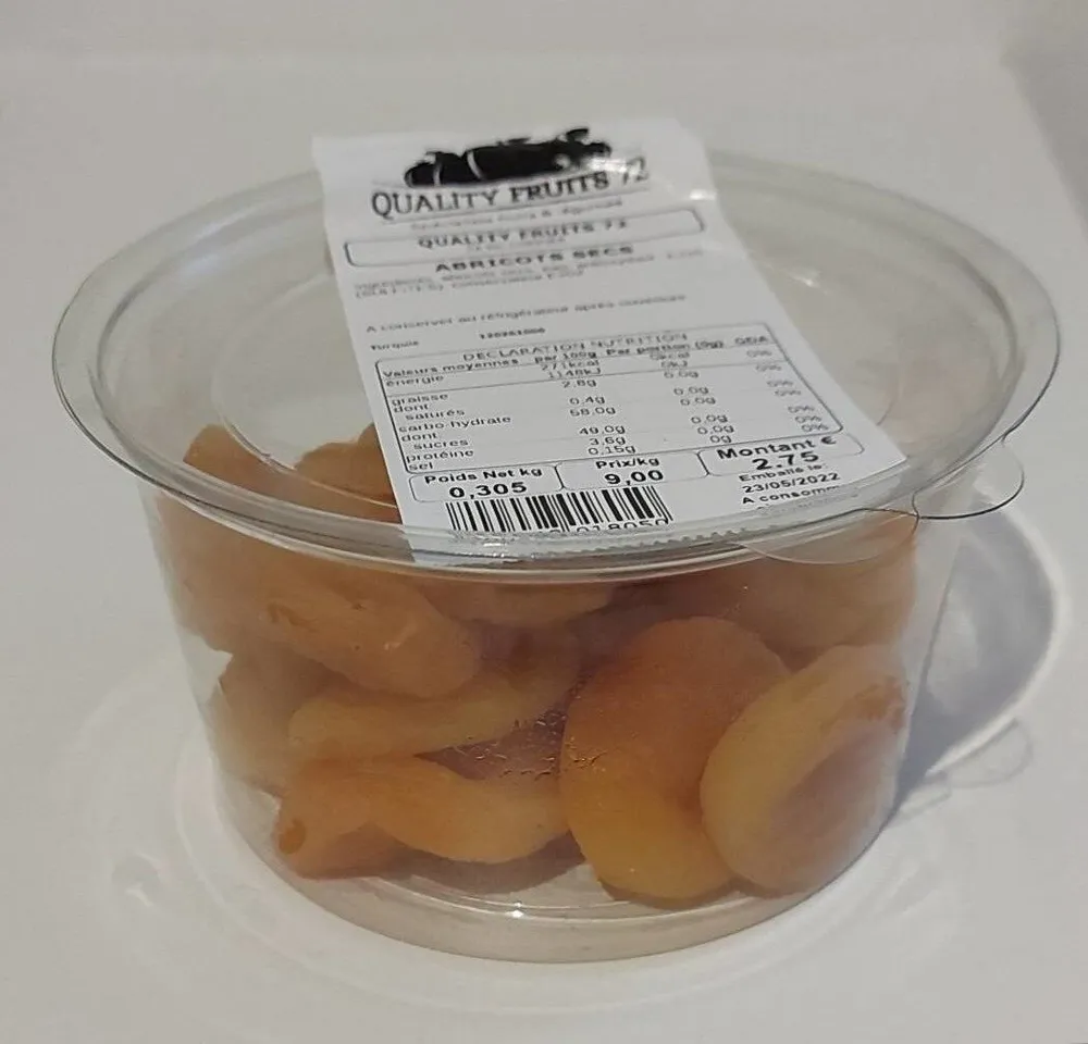 Abricots secs