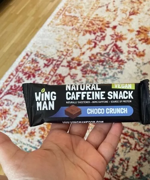 Natural caffeine snack