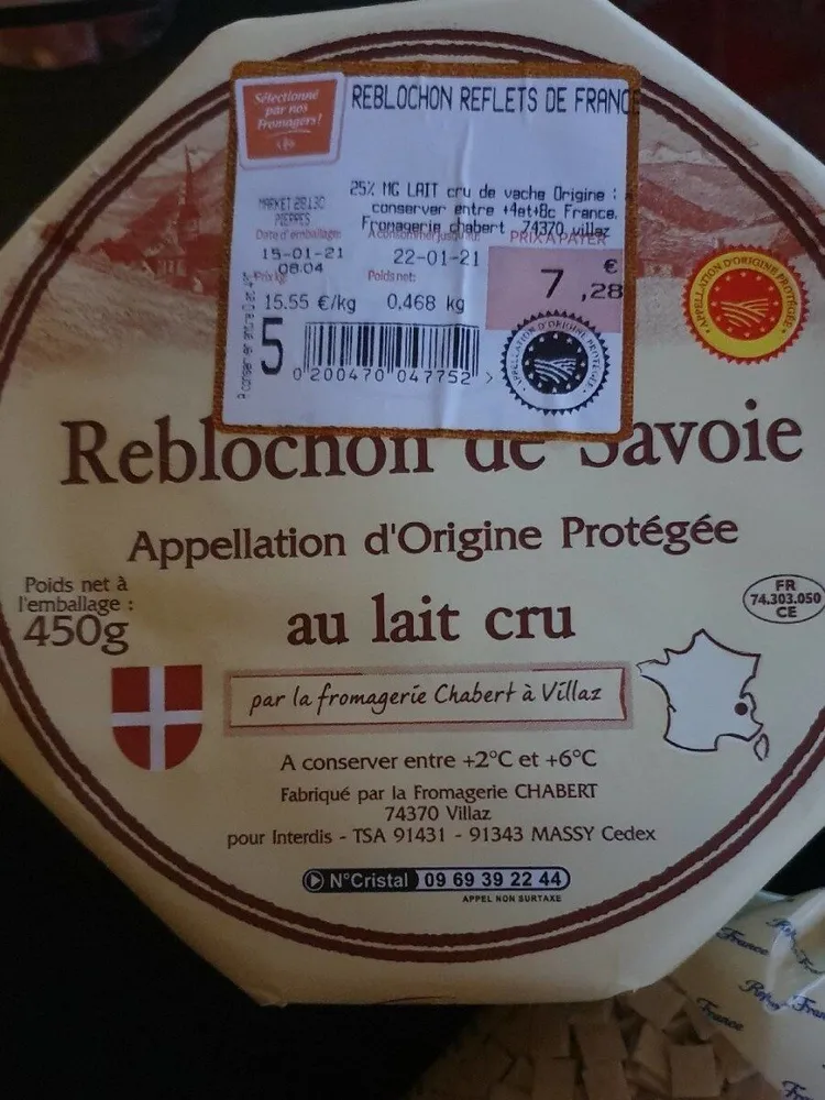 Reblochon savoie