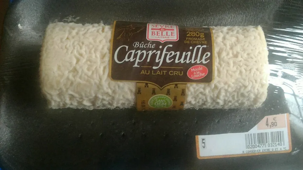 Bûche Caprifeuille au lait cru