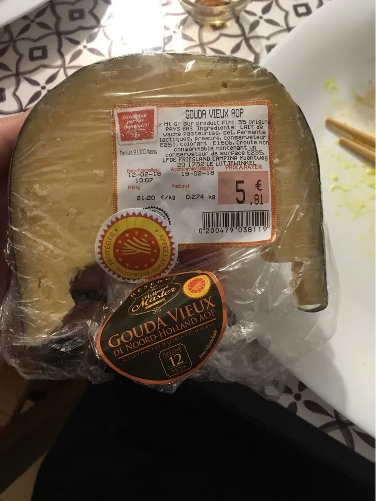 Gouda vieux aop