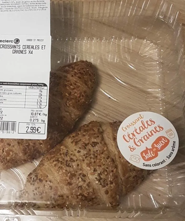 Croissant céréales et graines