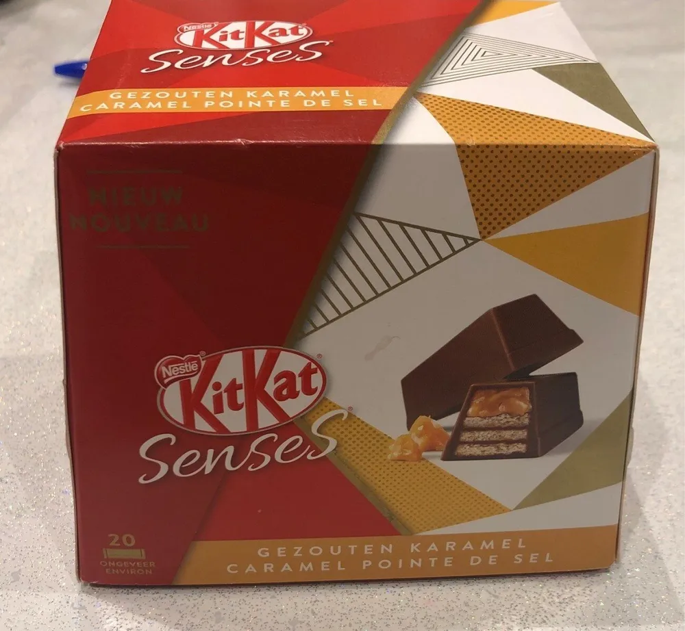 Kit kat sens caramel pointe de sel
