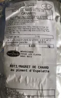 Roti de magrets de canard au piment d'espelette