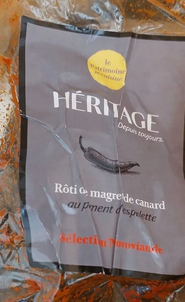 Rôti de canard au piment d espelette
