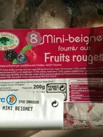 Mini beignets fruits rouges