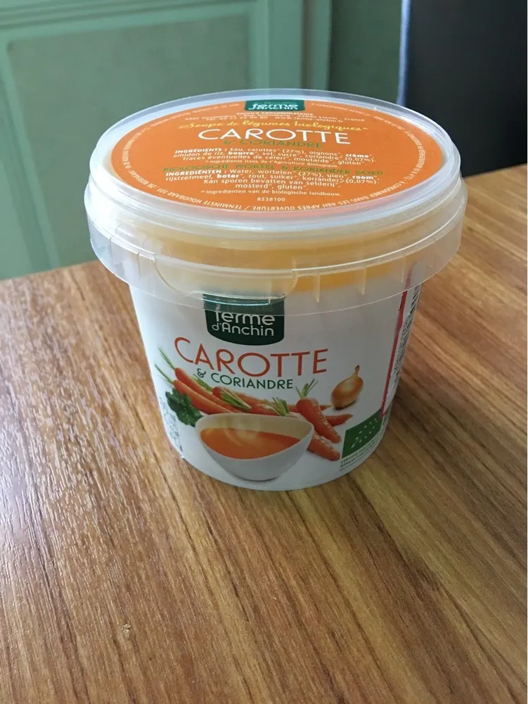 Soupe Carotte & coriandre