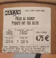 Pâtes au saumon