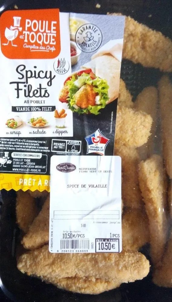 Spicy filets au poulet
