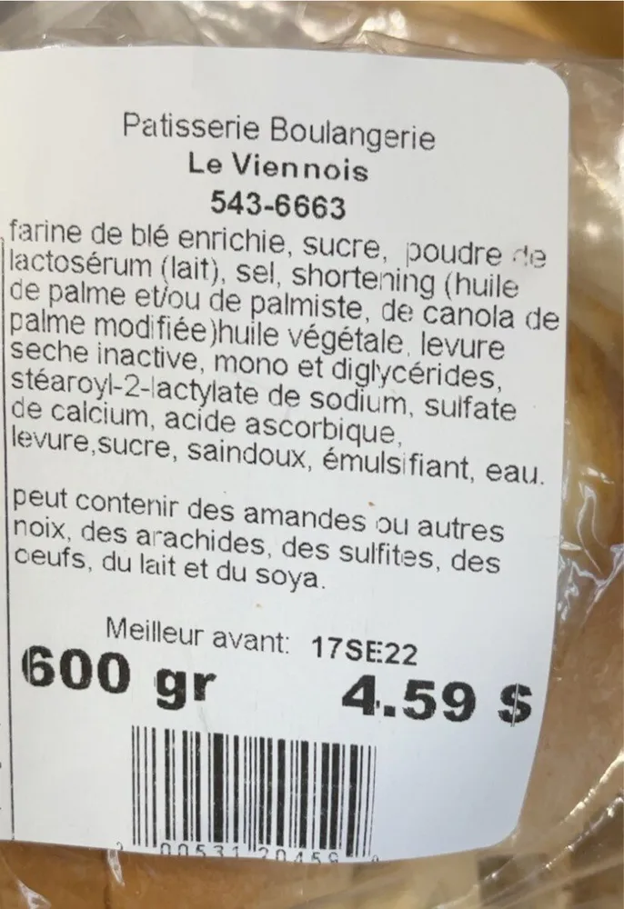 Pain de menage moelleux