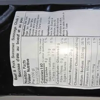 Beef & Pork Summer Sausage Chub