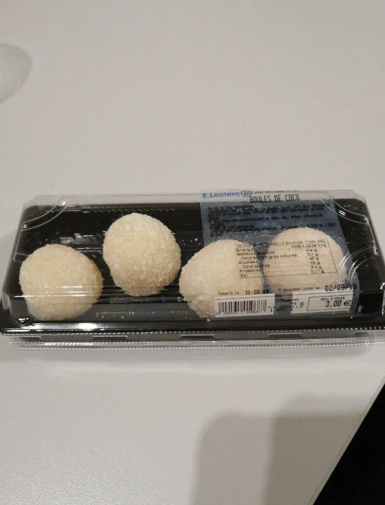 Boules de coco