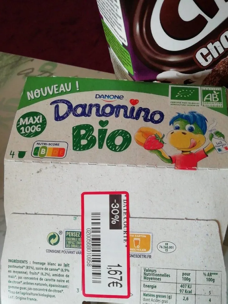 Danonino bio