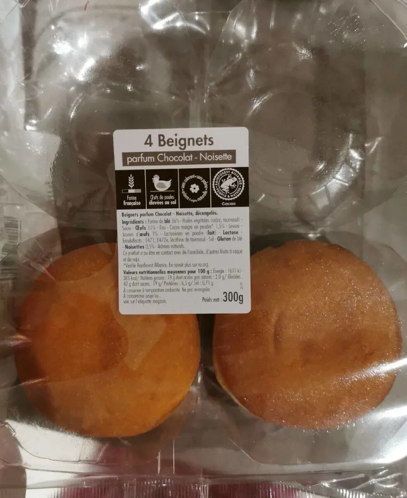 Beignets chocolat noisette