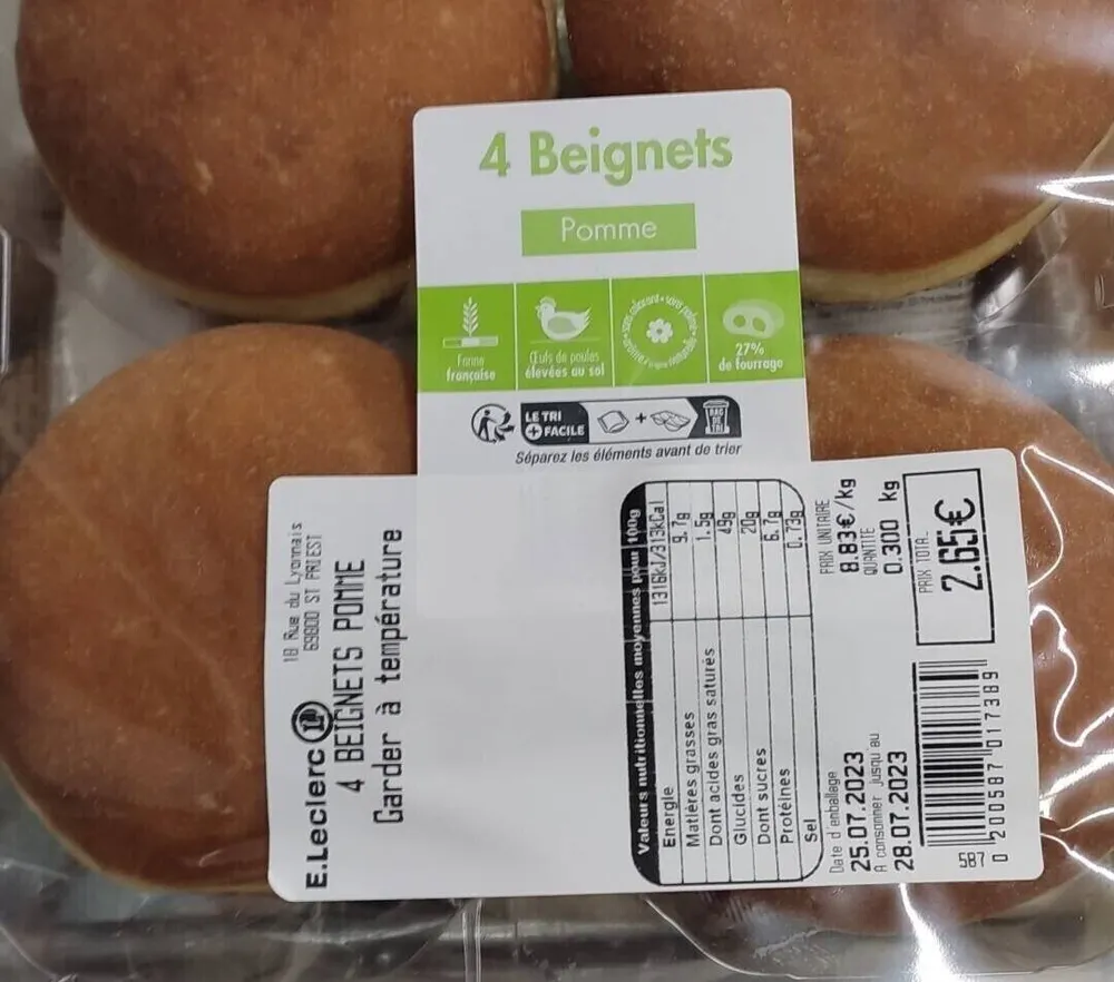 Beignet pomme