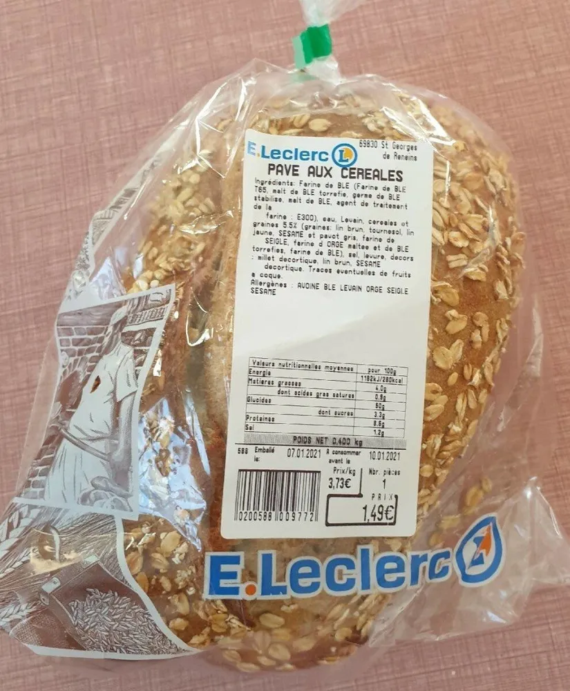 Pavé aux céréales