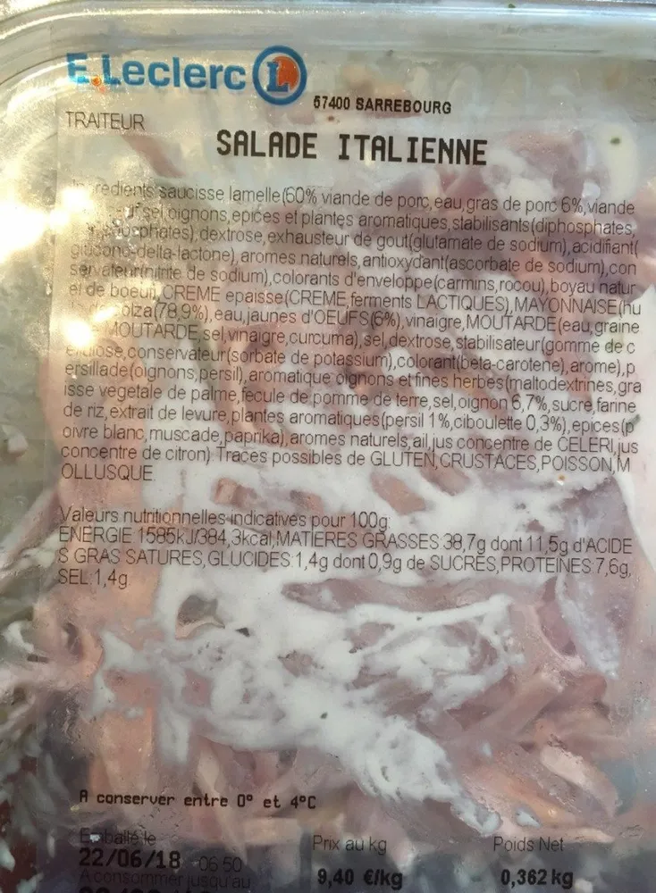 Salade italienne