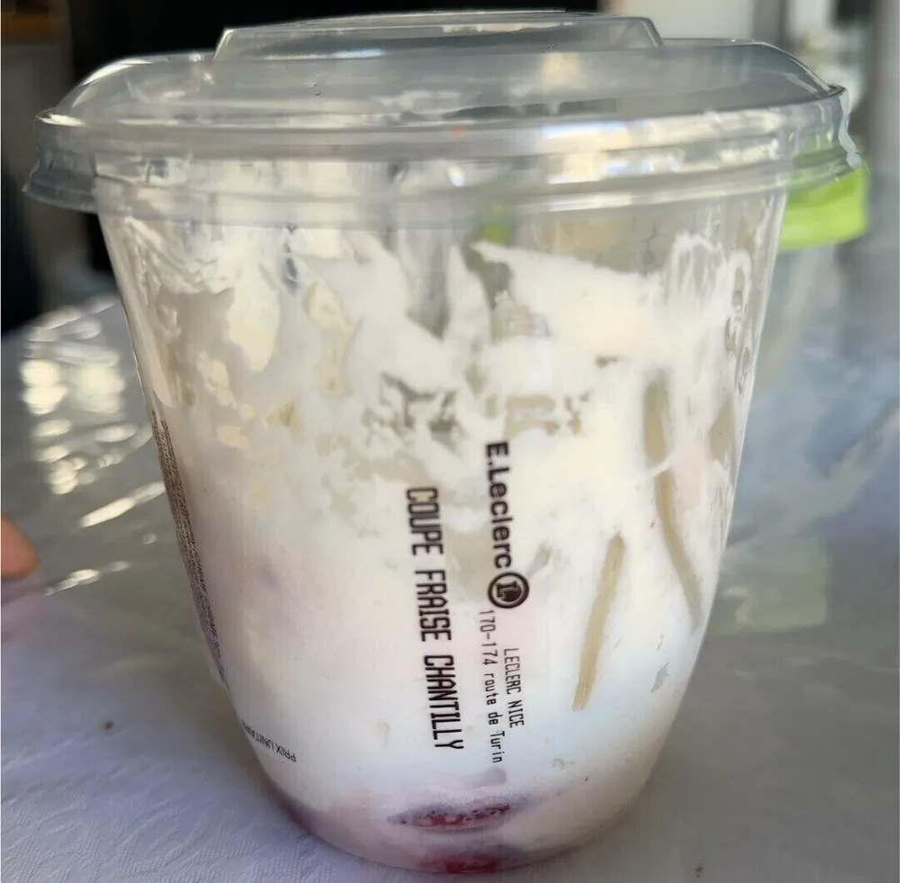 Coupe Fraise Chantilly